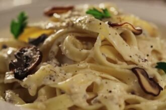 mushroom alfredo sauce